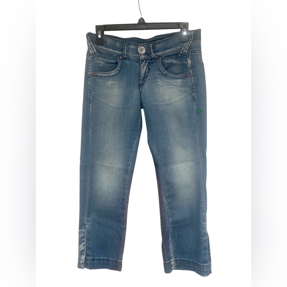 Miss Sixty Blue Capri Jeans GUC 26